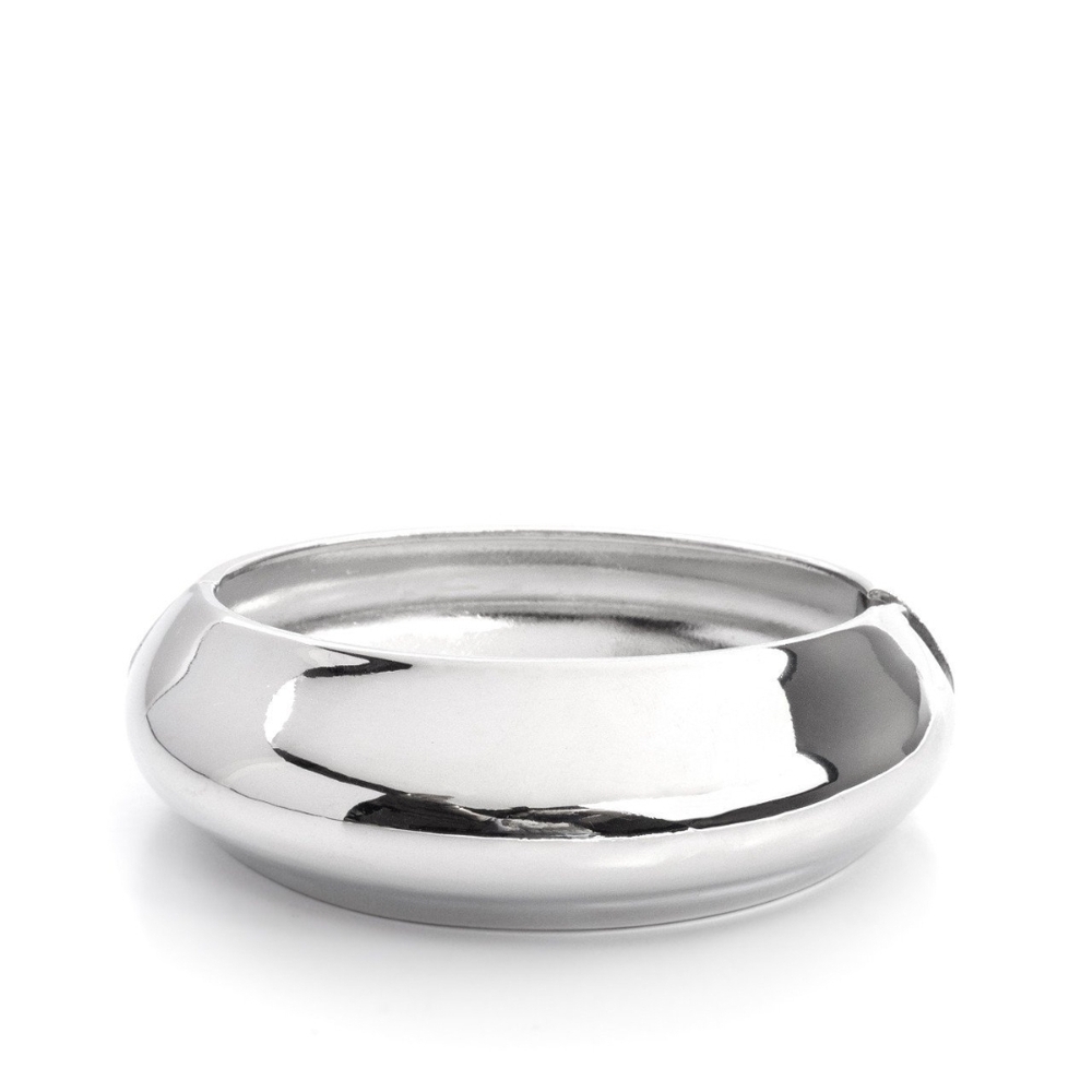 Paparazzi Silver Jewelry Minimalist Bracelet Rainy Refulgence Hinged Jewelry